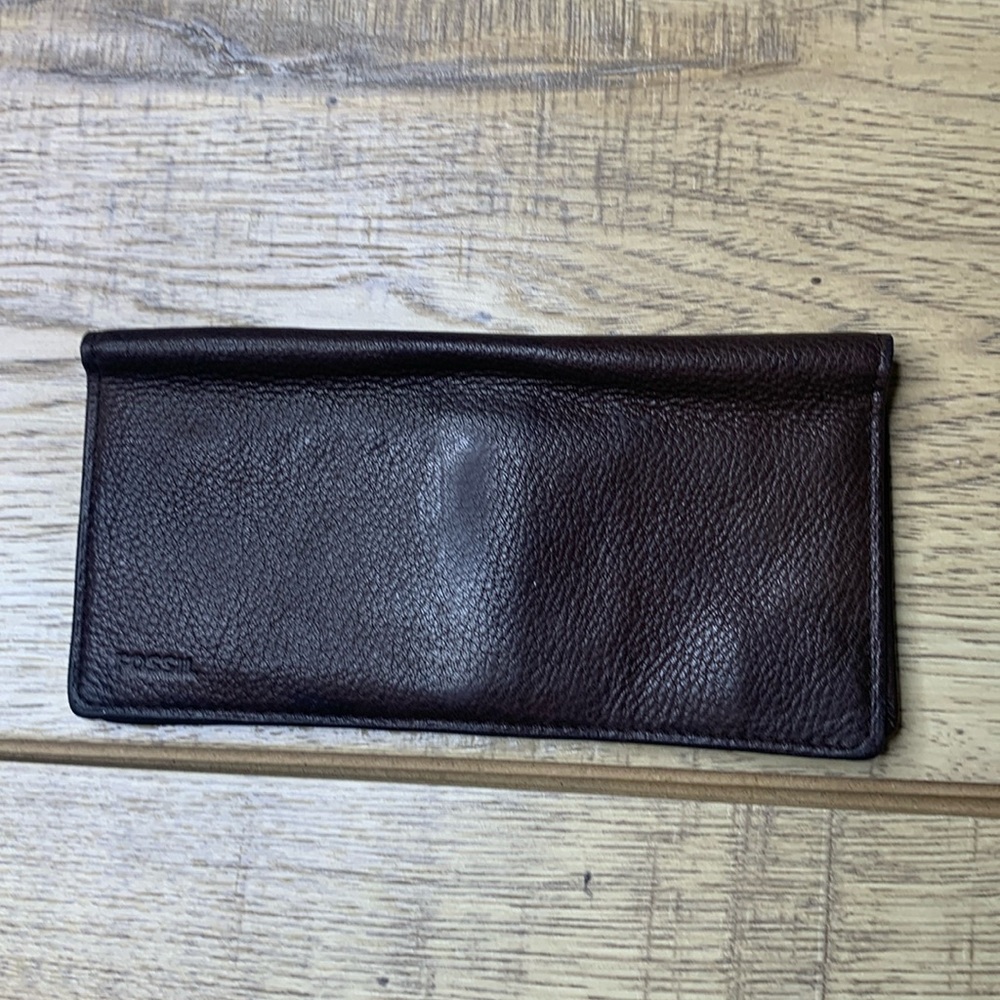 Mens Fossil Leather Bifold Wallet